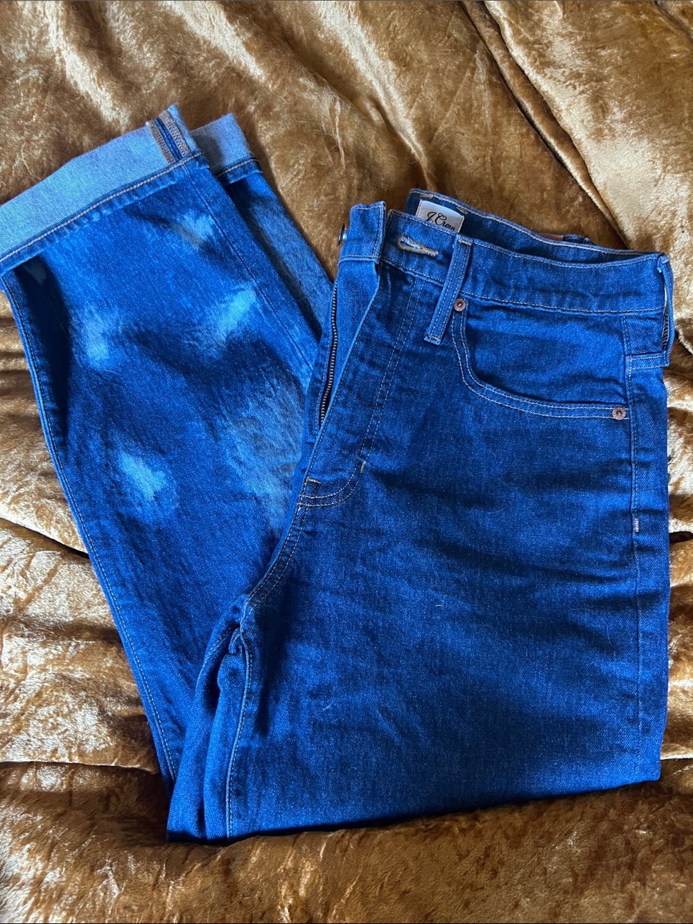 J. Crew Women's Boyfriend Jeans - Deep Blue Denim